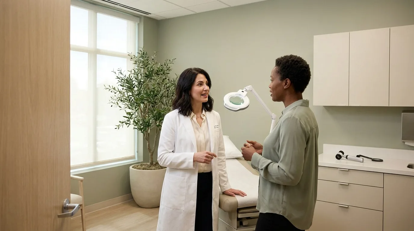 Inside a dermatology practice